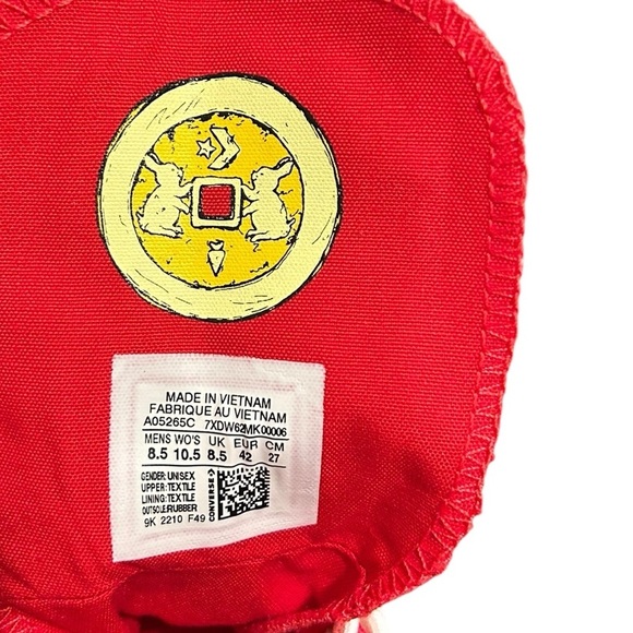 NWT Converse Chuck Taylor All Star 70 Plus High China New Year Red Satin RARE - Picture 9 of 15